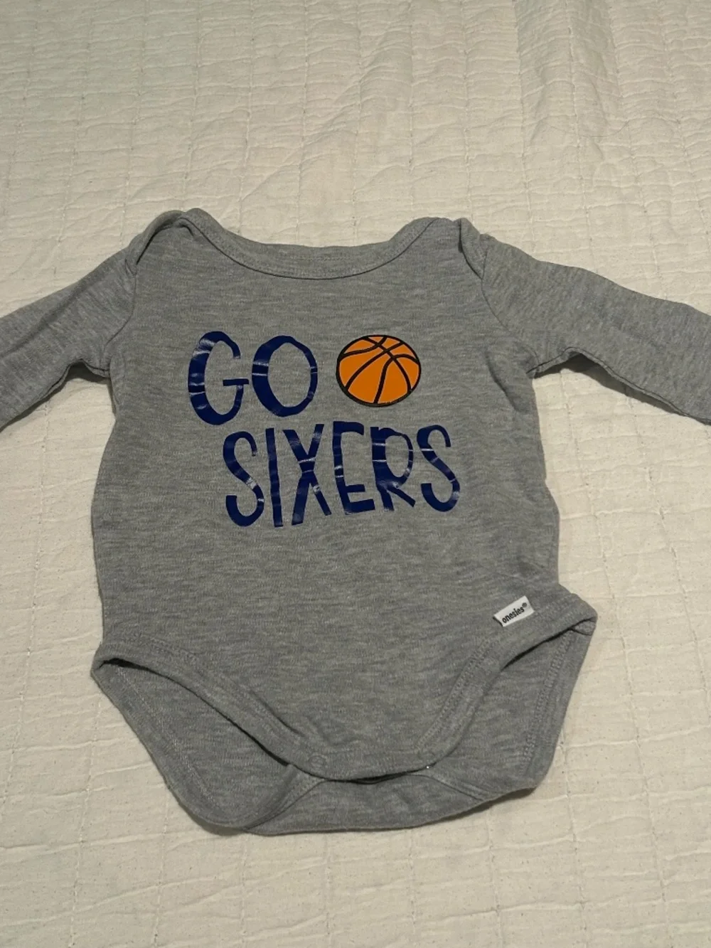 Custom Made 76ers Onesie